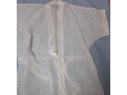 ملابس عرائس ليلة الزفاف بيجامة بيضاء اللون