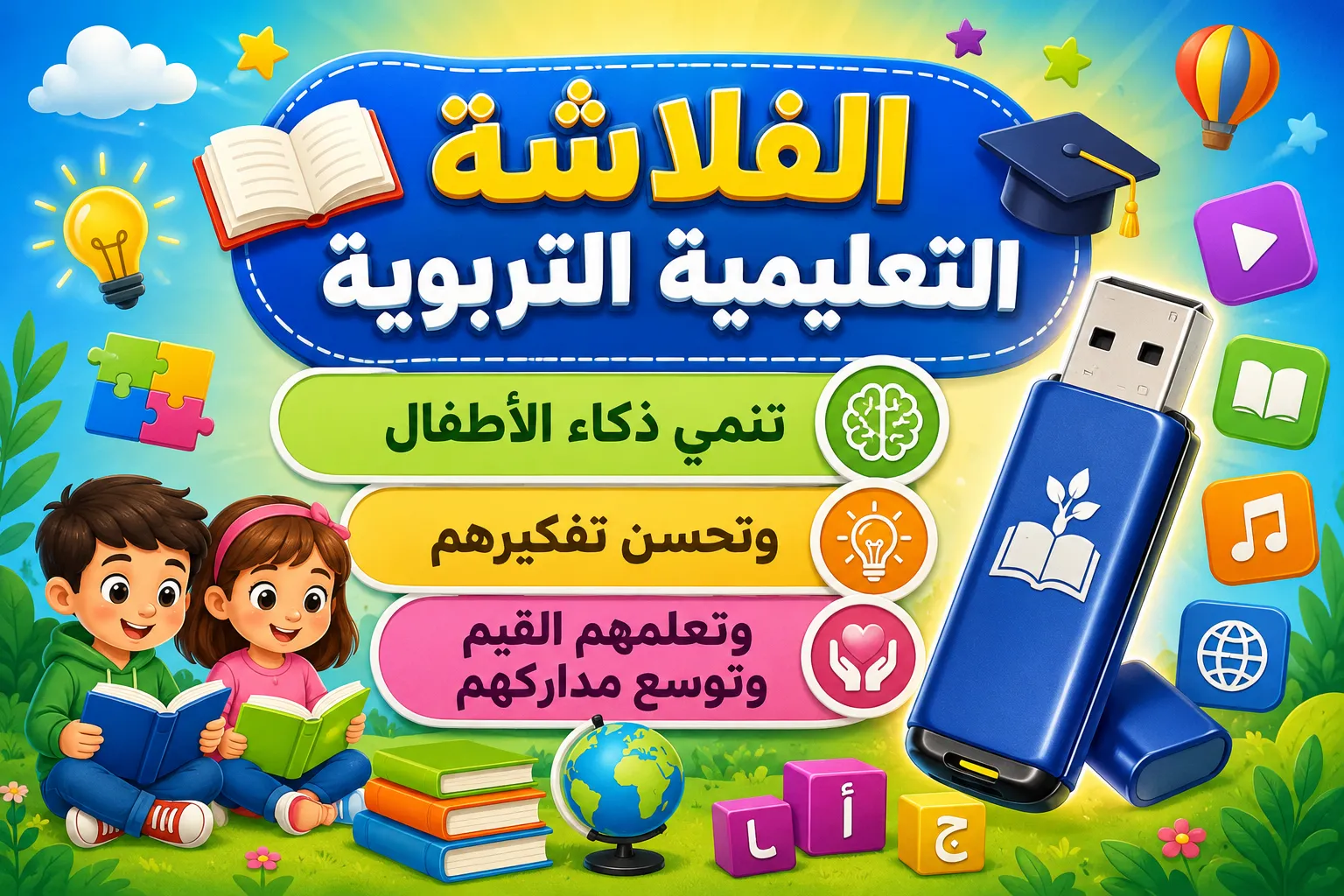 االفلاشة التعليمية للأطفال